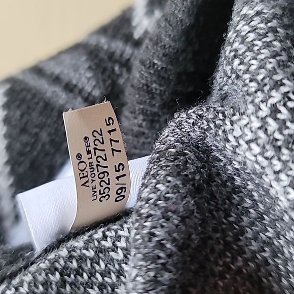 🌵 4/$20 American Eagle Gray Sweater Pajama Pants XS - Picture 9 of 9